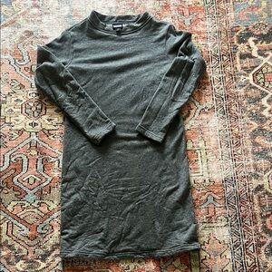 Patagonia Dark Gray Long Sleeve Sweatshirt Dress size small